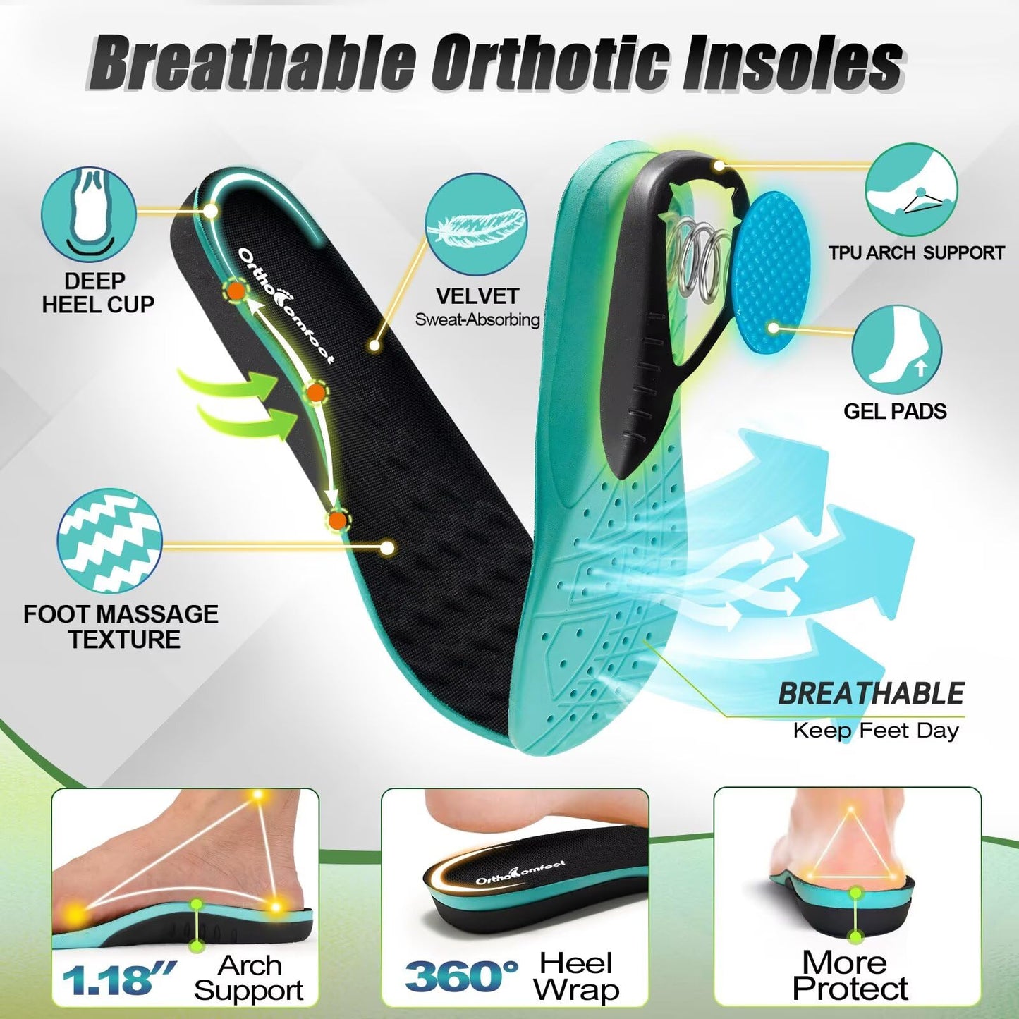 Men's Orthopedic Diabetic Extra Wide Walking Shoes: Stylish Fit Arch Support Neuropathy Orthotics Flat Feet Sneakers, Plantar Fasciitis Standing Driving Breathable Slip On Loafers Black Size 11