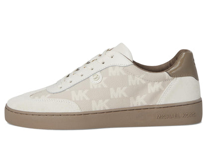 Michael Kors Women's Scotty Lace Up Sneaker, Birch 1, 8