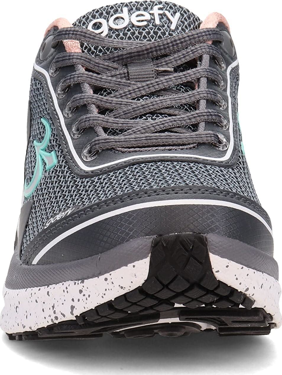 Gravity Defyer g-defy Mighty Walk Women’s Orthopedic Comfort Shoes Plantar Fasciitis | VersoShock All-Day Comfort | Wide Toe Box | Reduces Pain for All Activities Gray, Pink