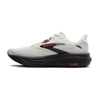 Brooks Men’s Ghost 18 Neutral Running & Walking Shoe - Coconut/Pearl/Tigerlily - 7 Medium