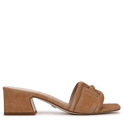 Sam Edelman Women's Waylon Slide Sandal Cyprus Tan Suede 8 M