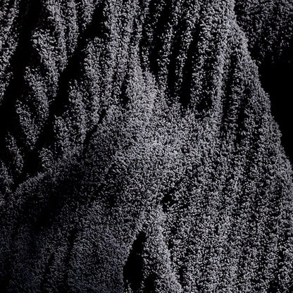 LUXOME Ultra Plush Throw Blanket | Super Soft | 50"x70" | Viscose & Polyester Blend | Charcoal (Dark Grey)