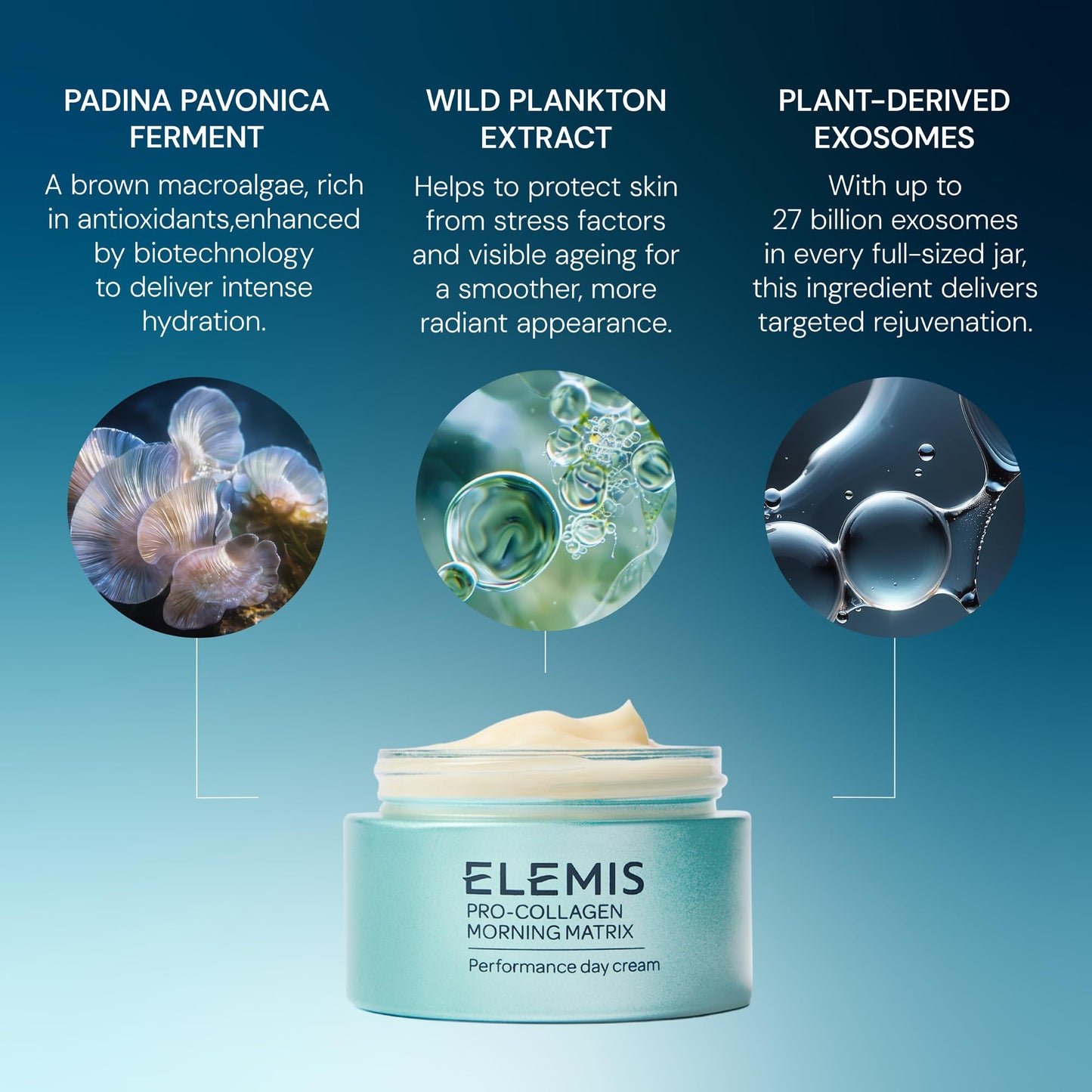ELEMIS Pro-Collagen Morning Matrix 50ml, Anti-Wrinkle Day Cream for Smooth, Resilient & Hydrated Skin