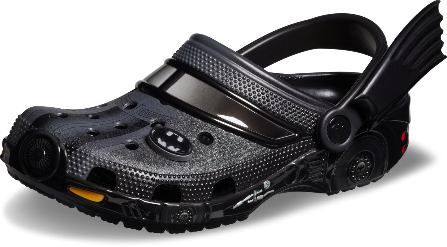 Crocs Unisex Classic Adjustable Batman Clogs Black/Batmobile 4 Medium