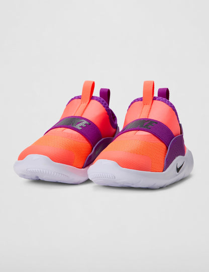 Nike Big Kid's Flex Runner 4 Running Shoe, Bright Mango/Anthracite-Vivid Purple, 5Y