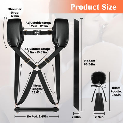 Sex Bondage BDSM Kit Couples Sex Toys, BDSM Restraints Set