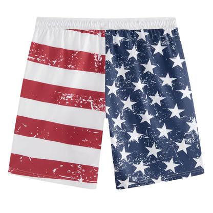 Mens Swim Trunks 9 Inch Compression Liner Quick Dry Board Shorts