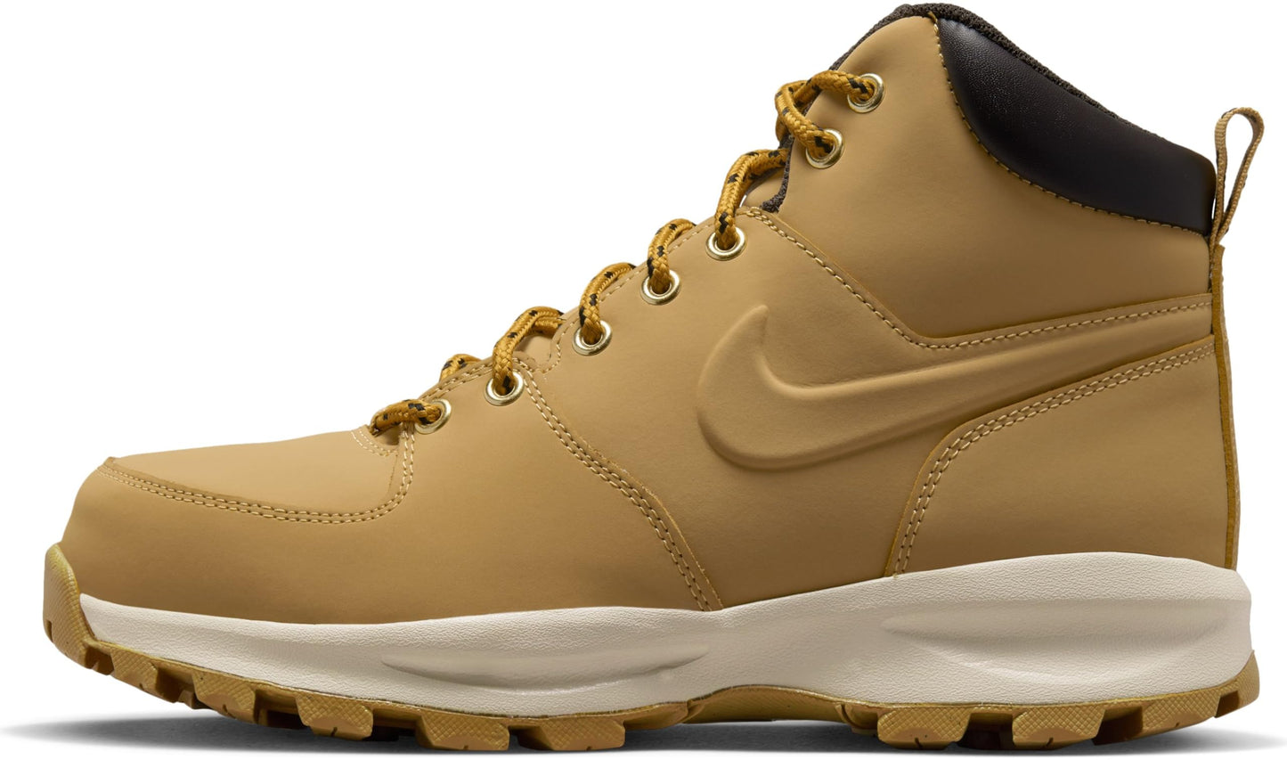 NIKE Men's Manoa Leather Boot, Haystack/Haystack/Velvet Brown, 10.5 D(M) US