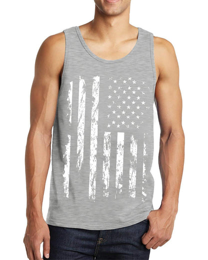 Mens Tank Tops America Flag 4th of July Realistic Sleeveless Tees Underwaist Gym Workout Sports Undershirts Tops L
