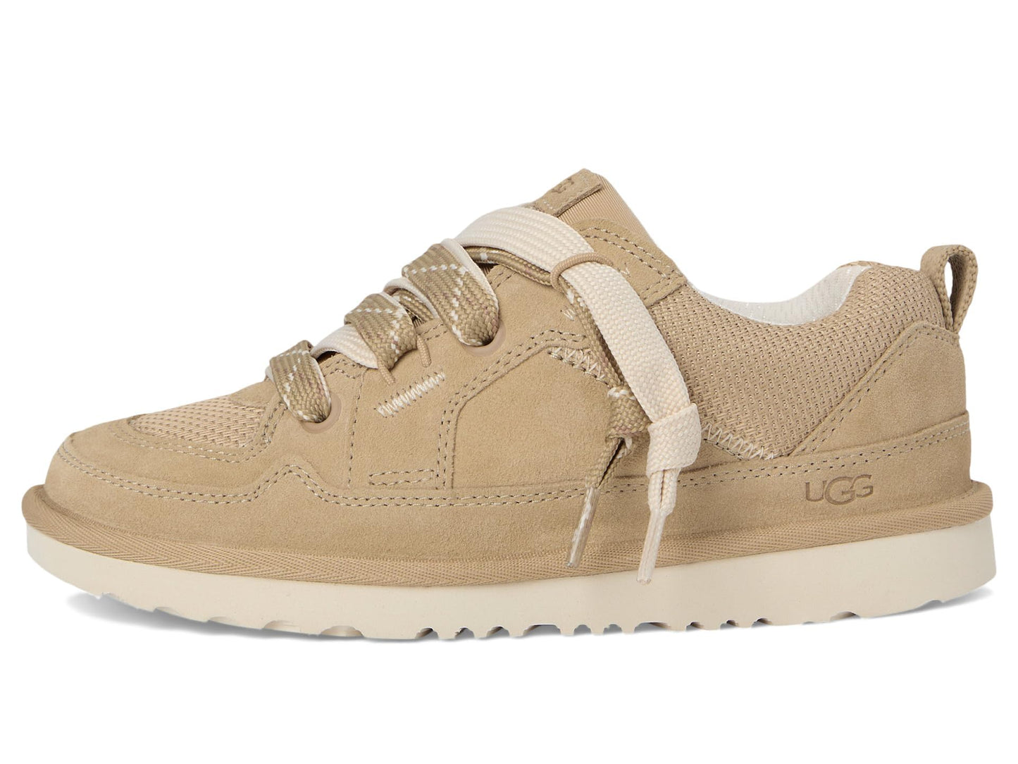 UGG Kids K Lo Lowmel Sneaker, Mustard Seed, 6
