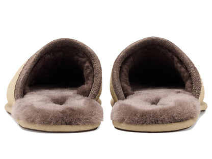 UGG Men's Scuff Slipper, Mustard Seed/Molasses, 10