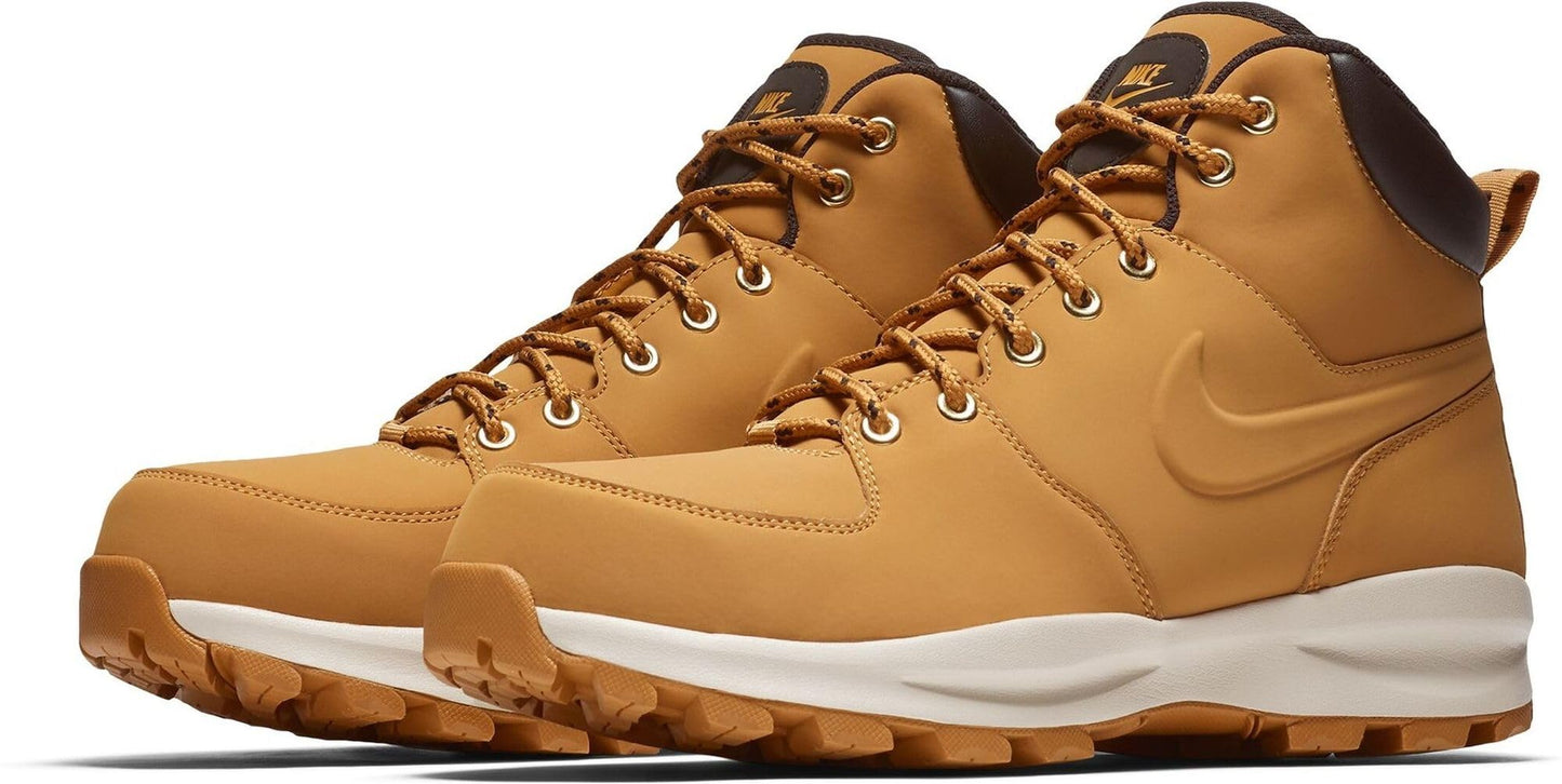 NIKE Men's Manoa Leather Boot, Haystack/Haystack/Velvet Brown, 10.5 D(M) US