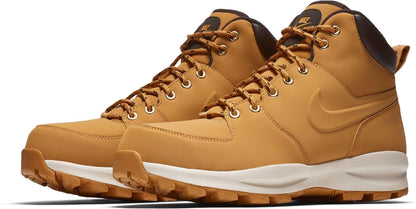 NIKE Men's Manoa Leather Boot, Haystack/Haystack/Velvet Brown, 10.5 D(M) US