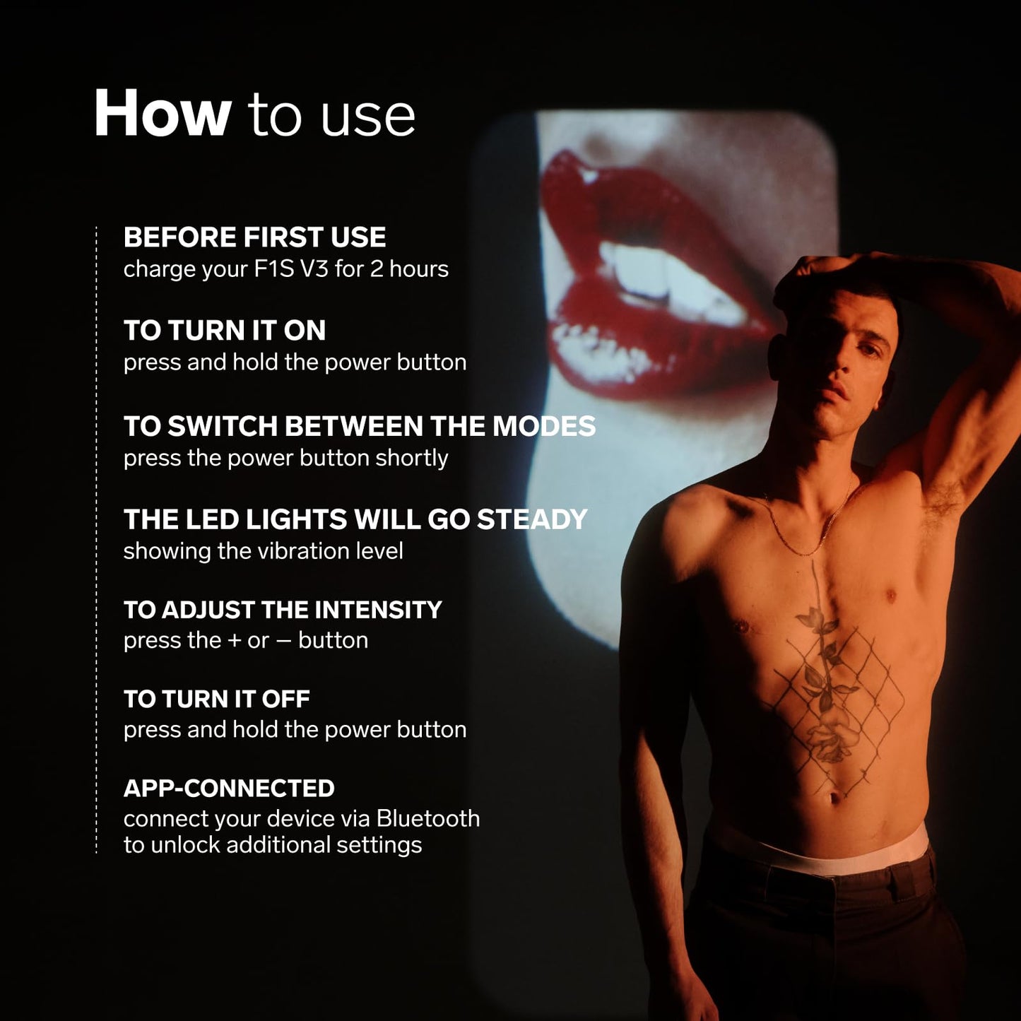 LELO F1S V3 Pleasure Console With App, Adult Sex Toys for Men, Automatic Male Sex Toy with 8 Settings And an AI, Male Masturbator, Penis Vibrator, Red