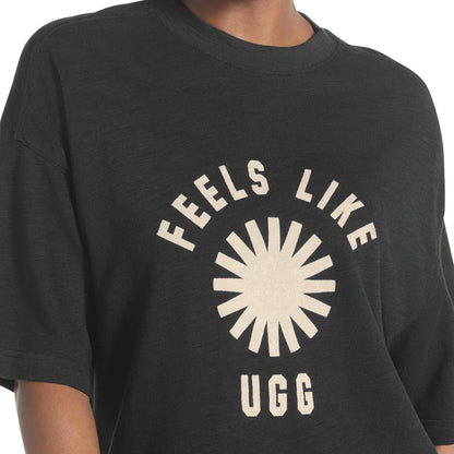 UGG, Womens, Feels Like Tee, Ink/Cream, M