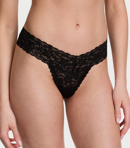 Victoria's Secret Women's Lace Thong Underwear, Panties for Women, Solids & Leopard Print, XXL