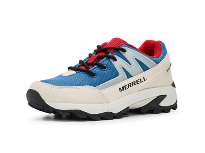 Merrell Unisex Kids Moab FST (Little Kid/Big Kid) Blue/Red 11 Little Kid Medium