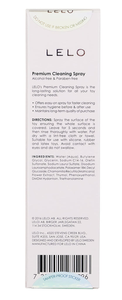 LELO Toy Cleaning Spray, Adult Toy Cleaner, Fast-Acting for Quick Maintenance (60 ml/ 2 fl. oz)