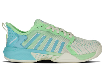 K-Swiss Women's Pickleball Supreme Shoe, Egret/Patina Green, 5.5 M