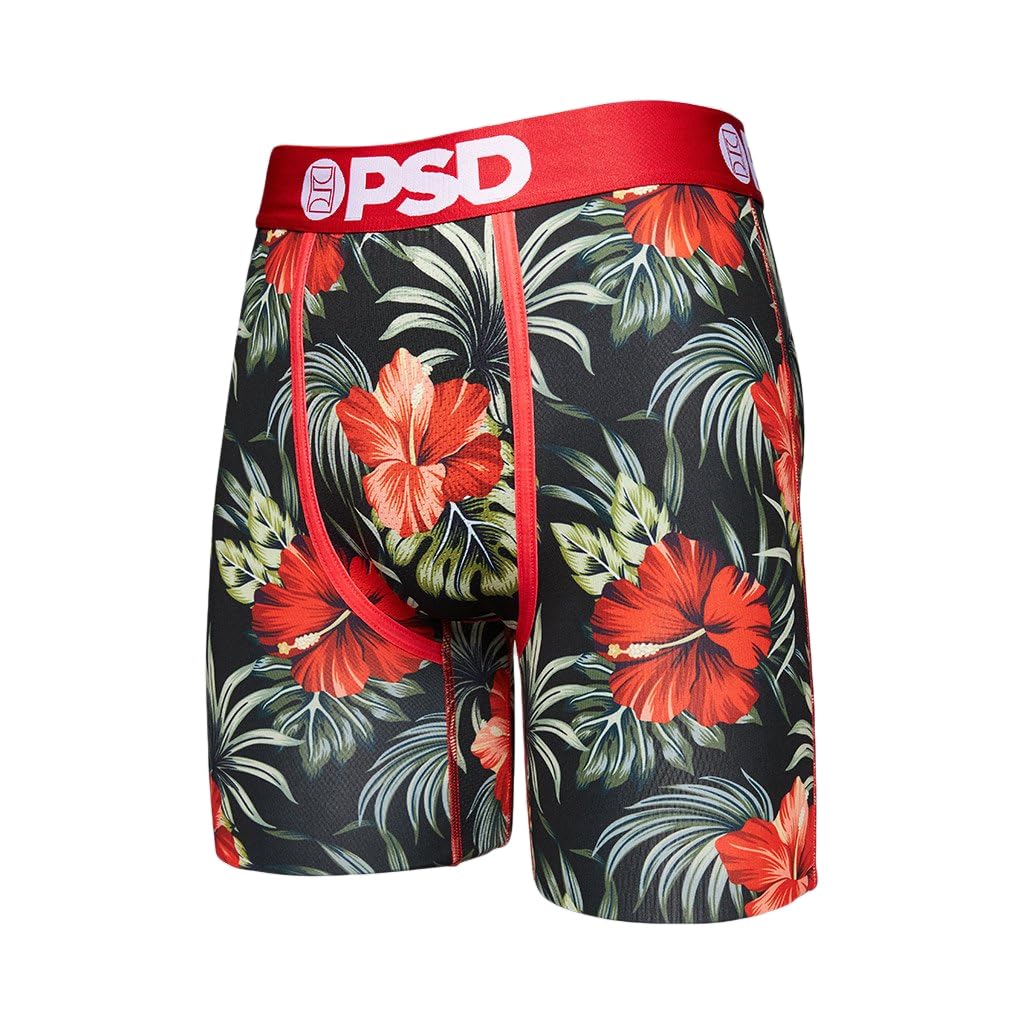 PSD Underwear Men's The Tropics Boxer Brief 3 Pack, Multi, S