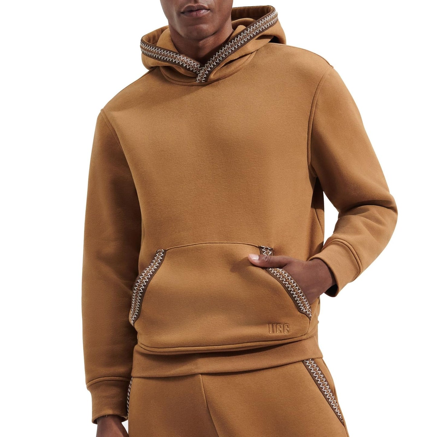 UGG Men's Tasman Hoodie Sweatshirt, Chestnut, L
