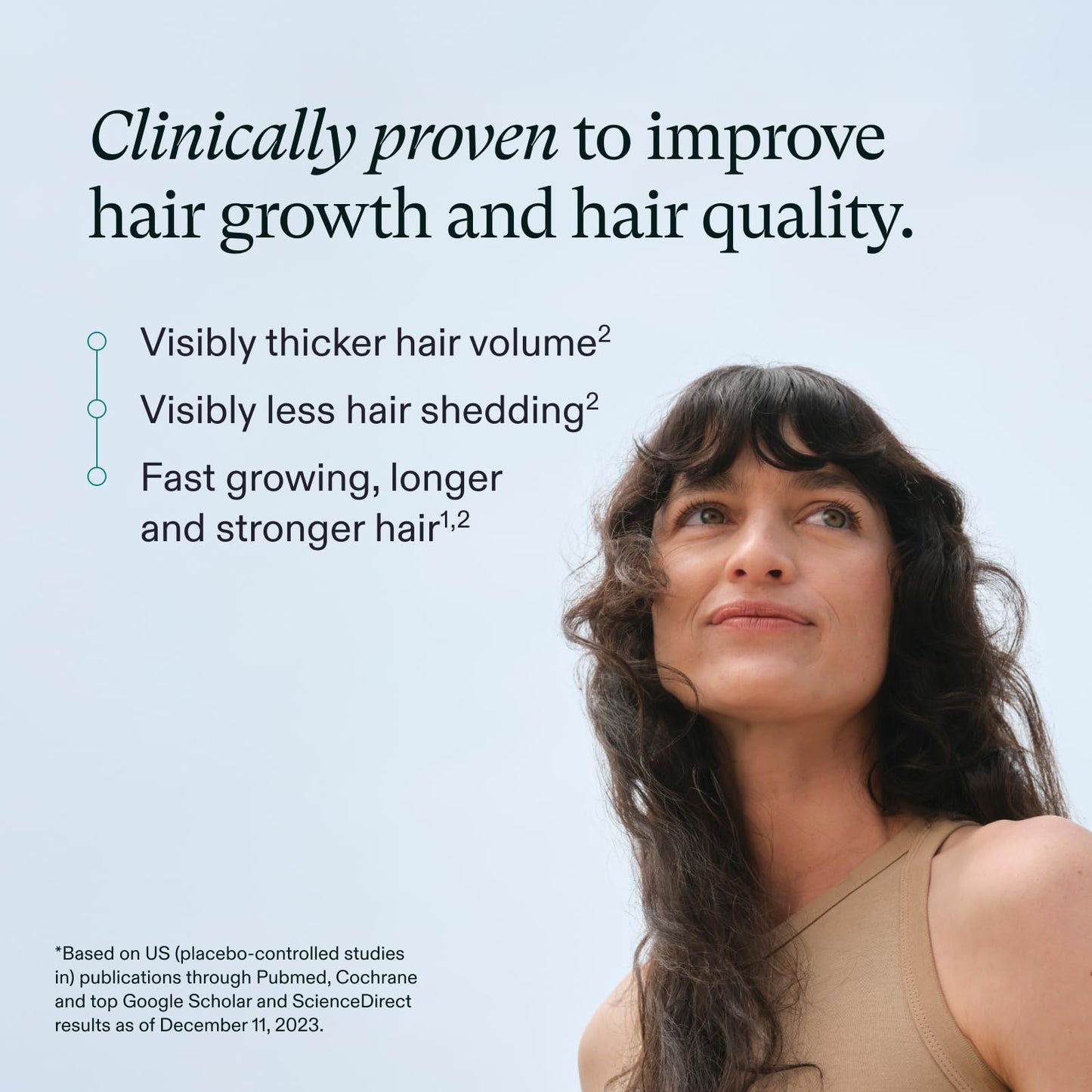 Nutrafol Women's Hair Growth Supplements, Ages 18-44, Clinically Proven for Visibly Thicker and Stronger Hair in 3-6 Months, Dermatologist Recommended - 2 Month Supply, 2 Refill Pouches