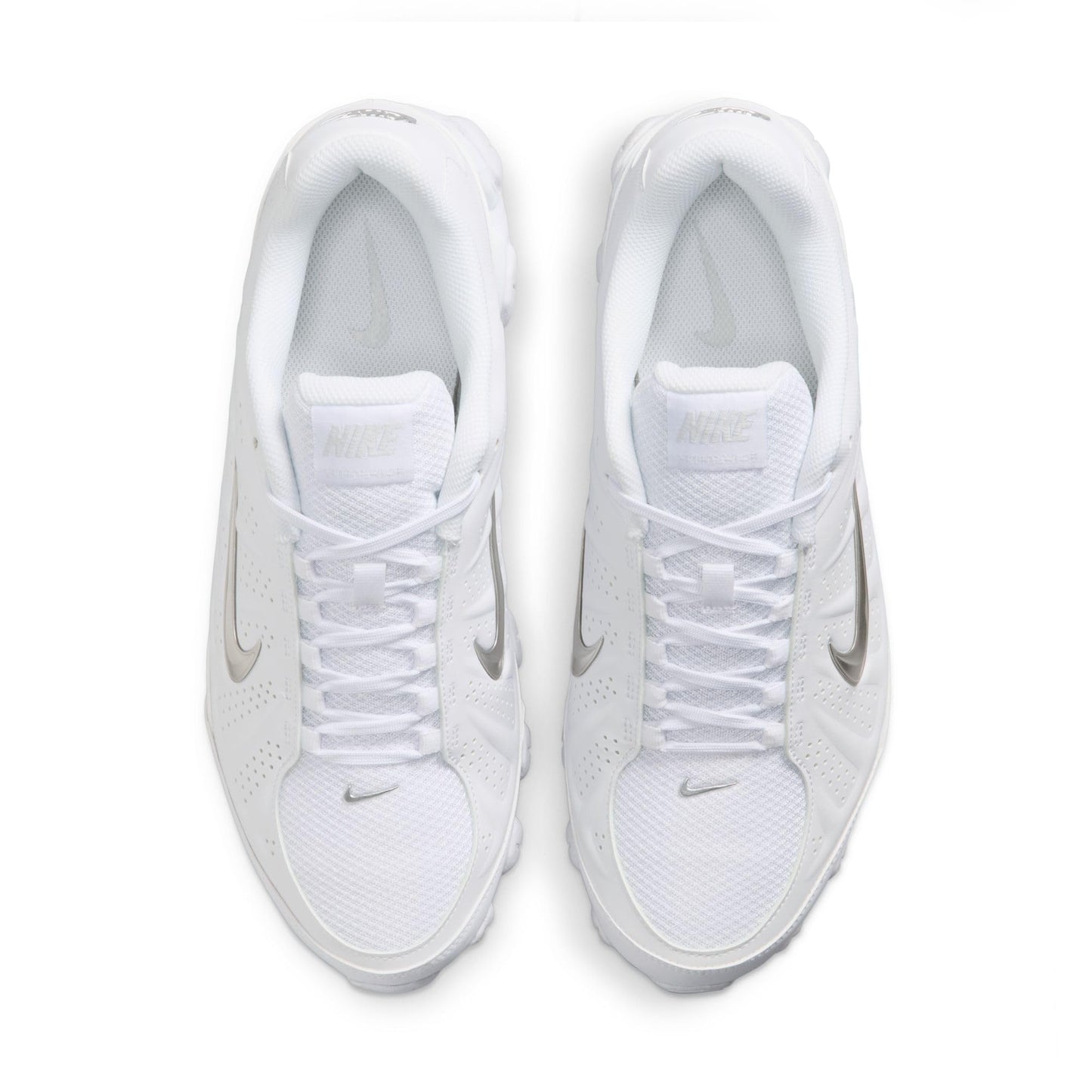 Nike Men's Reax 8 NSW Sl, White/Metallic Silver-Pure Platinum, 12