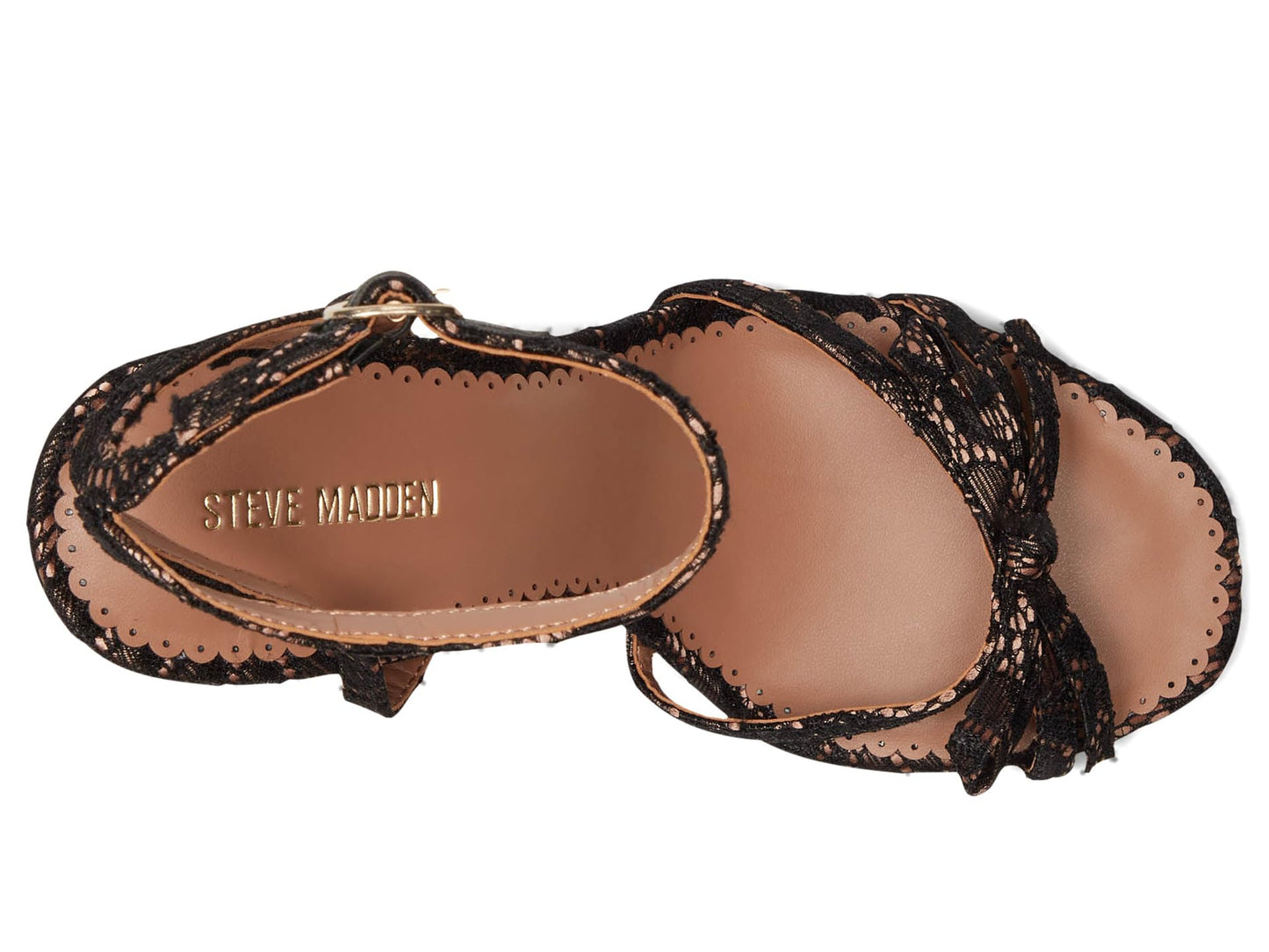 Steve Madden Women's Hara, Black Lace, 9.5 Medium