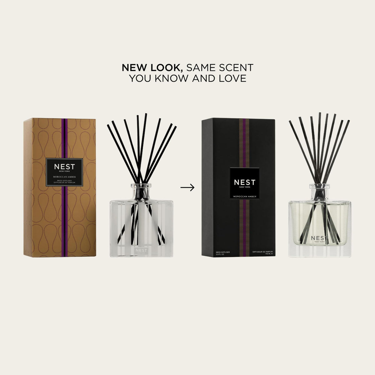 NEST New York Reed Diffuser, Moroccan Amber