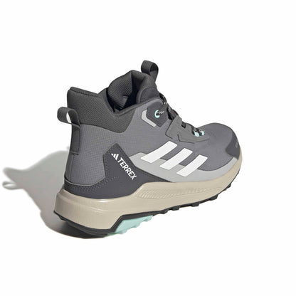 adidas Women's Terrex Anylander Mid Top Rain.RDY Hiking, Grey/Off White/Grey, 9