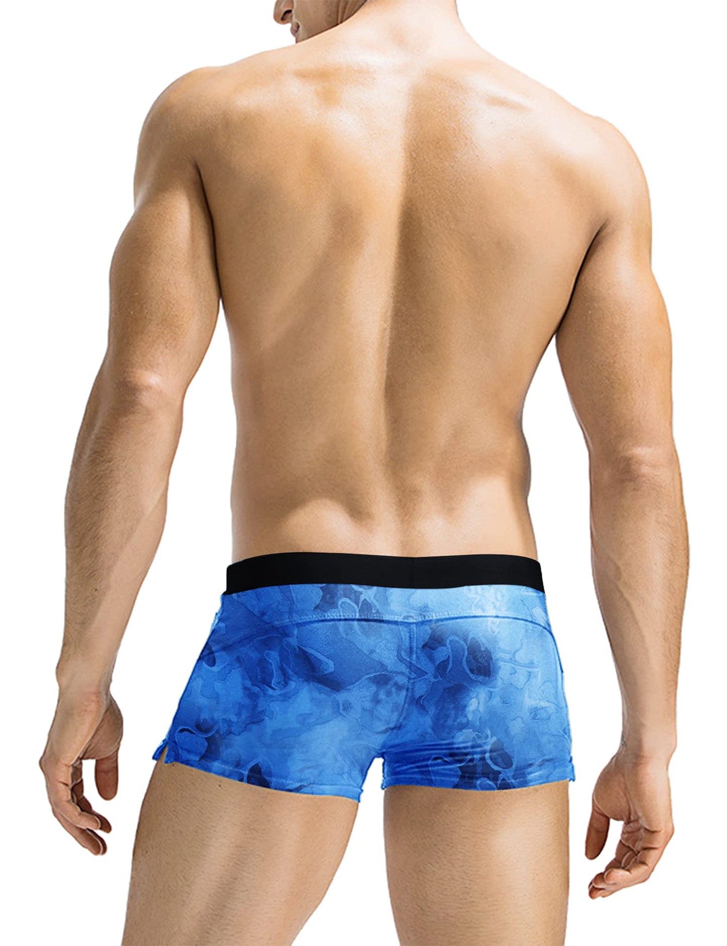 COOFANDY Mens Swim Trunks Swimwear Bathing Suit Swim Brief Square Leg Board Short