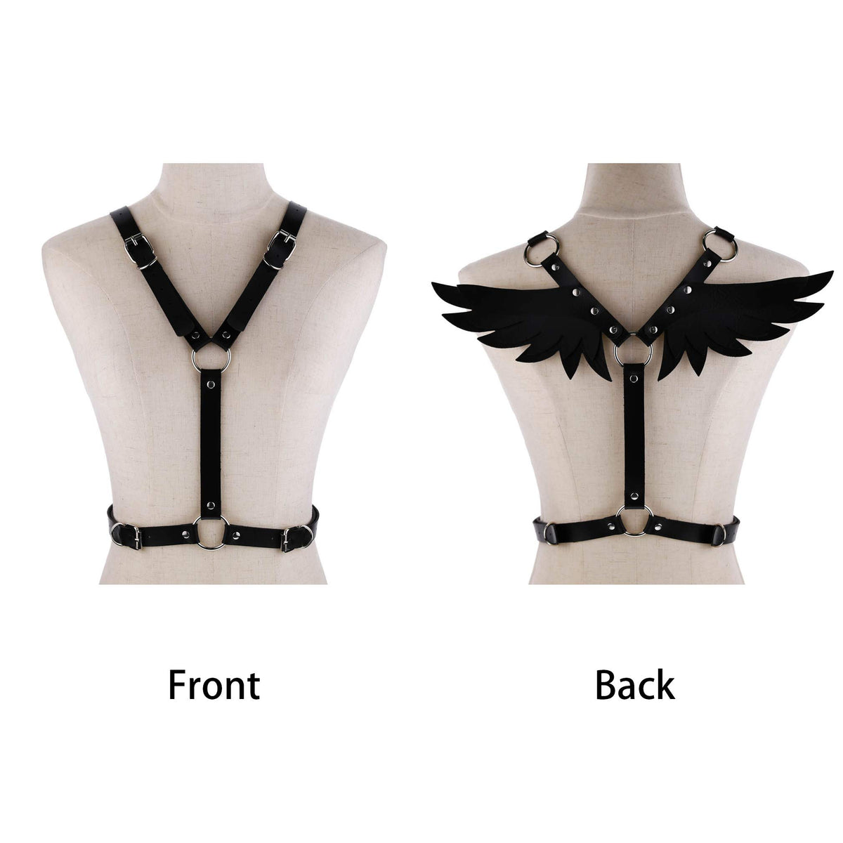 Pink Sissy Harness with Angel Wings PN2678