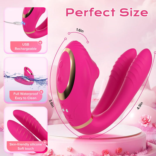 Couples Sex Toys APP Remote Control Wearable Vibrator, Adult Women Sex Toys with 9 Flapping & 9 Vibrating Clit Penis G-Spot Vibrators, Adult Toys for Womens Sex Toy Juguetes Sexuales Sex Novelties
