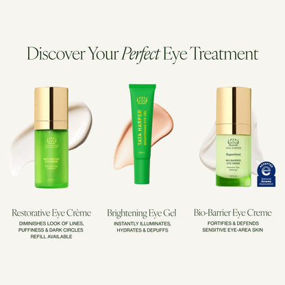 Tata Harper Superkind Bio-Barrier Eye Crème, Anti-Aging Eye Cream for Sensitive Skin, Hypoallergenic Skincare, Fragrance Free Skincare, Natural Skincare, Dermatologist Tested, Vegan, 15ml
