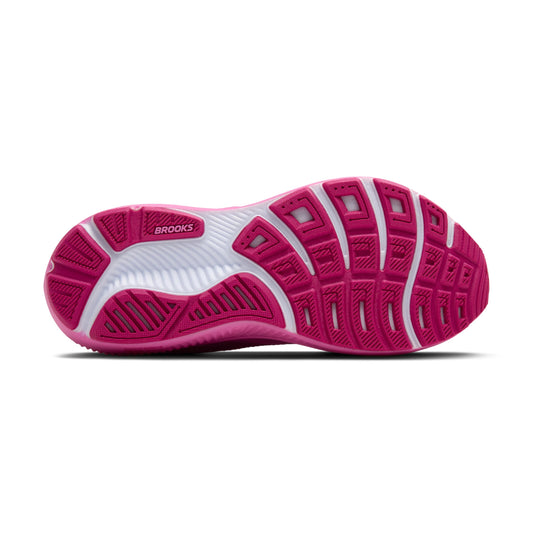 Brooks Women’s Ghost 17 Neutral Running Shoe - Pink/Fuchsia/Gold - 11.5 Medium