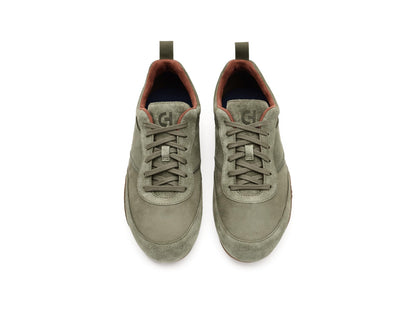Cole Haan Men's Grandpro Lemans Sneakers, Dusty Olive Suede/Tuscan Sand/Light Whiskey, 13-M US