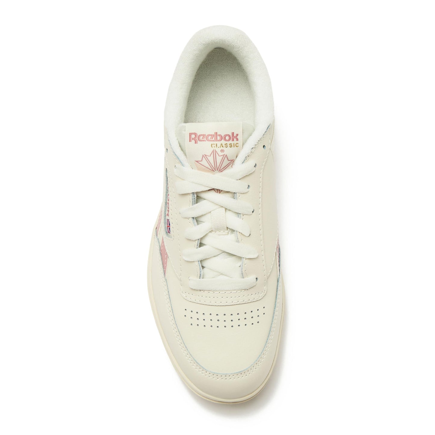 Reebok Women's Club C Double Revenge Platform Sneaker, Chalk/Smokey Rose, 9.5