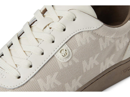 Michael Kors Women's Scotty Lace Up Sneaker, Birch 1, 8