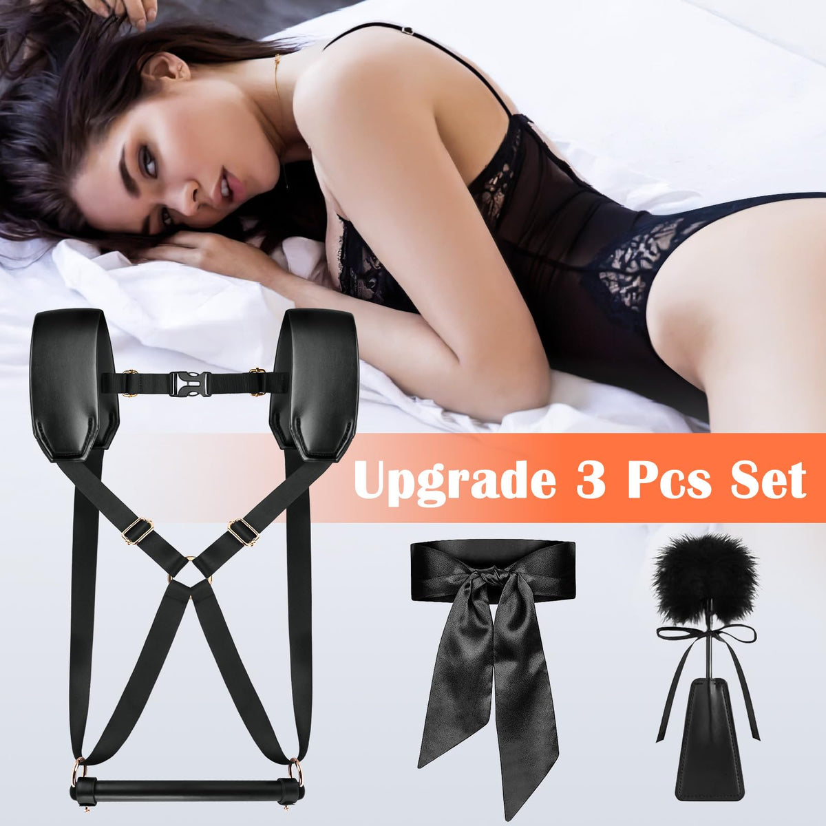 Sex Bondage BDSM Kit Couples Sex Toys, BDSM Restraints Set