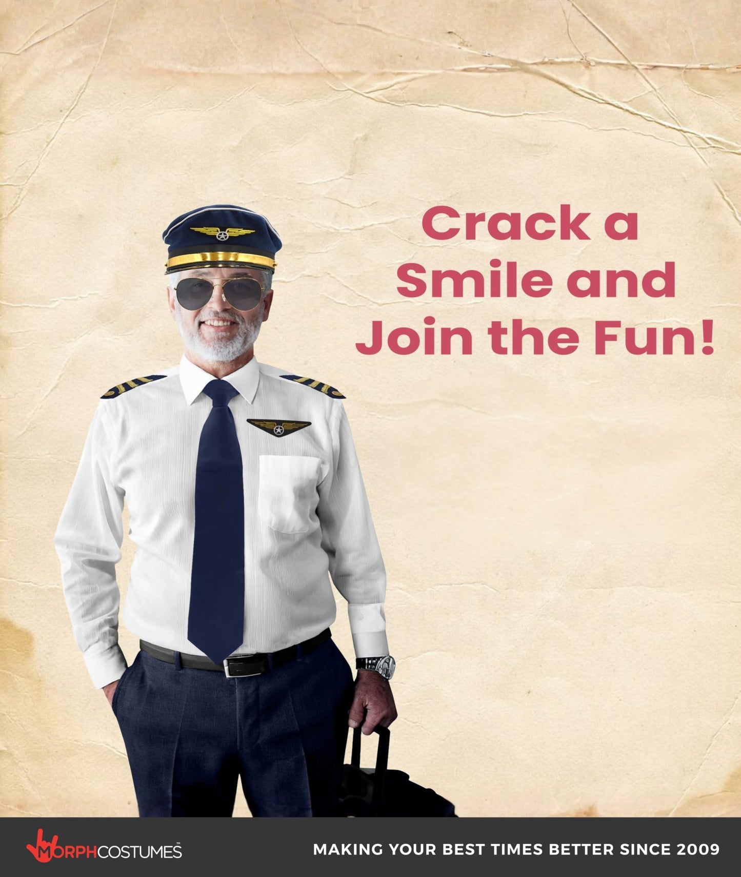 Pilot Hat, Pilot Uniform with Epaulettes, Pilots Costume Accessories Men, Pilots Aviator Costume, Captain Man Costumes