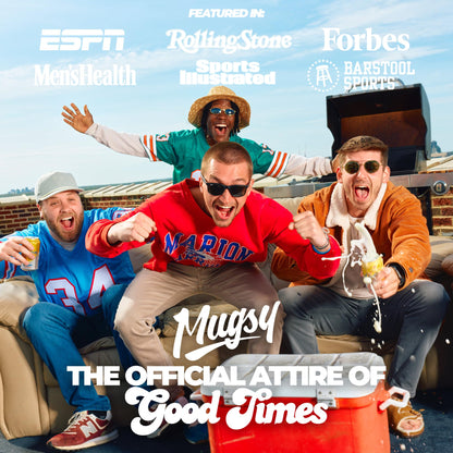 Mugsy Beans Men’s Jean - Classic Fit Medium Gray Denim Jeans for Men - Ultra-Flexible & Comfortable Pants for Men - True to Size