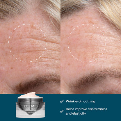 ELEMIS ULTRA SMART Pro-Collagen Night Genius, Powerful Anti-Wrinkle Recovery Cream, Replenish, Rejuvenate & Firm Skin Overnight, Skin Moisturizer