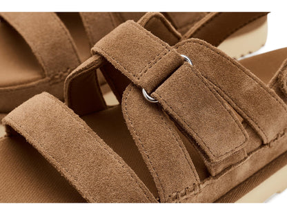 UGG Women's Goldenstar Gleam Sandal, Chestnut, 8.5