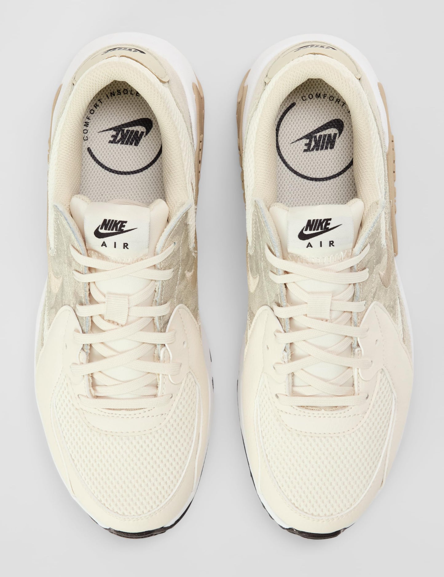 Nike Women's Air Max Excee Shoes, Soft Pearl/Linen-Coconut Milk-Light Khaki, 5