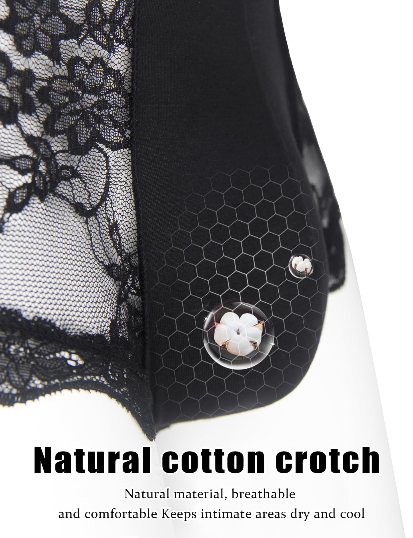 Mens Lace Underwear Low Rise Bulge Pouch Trunks Soft Boxer Briefs See Through Sexy Panties Lingerie for Men Cool Boxers Black S