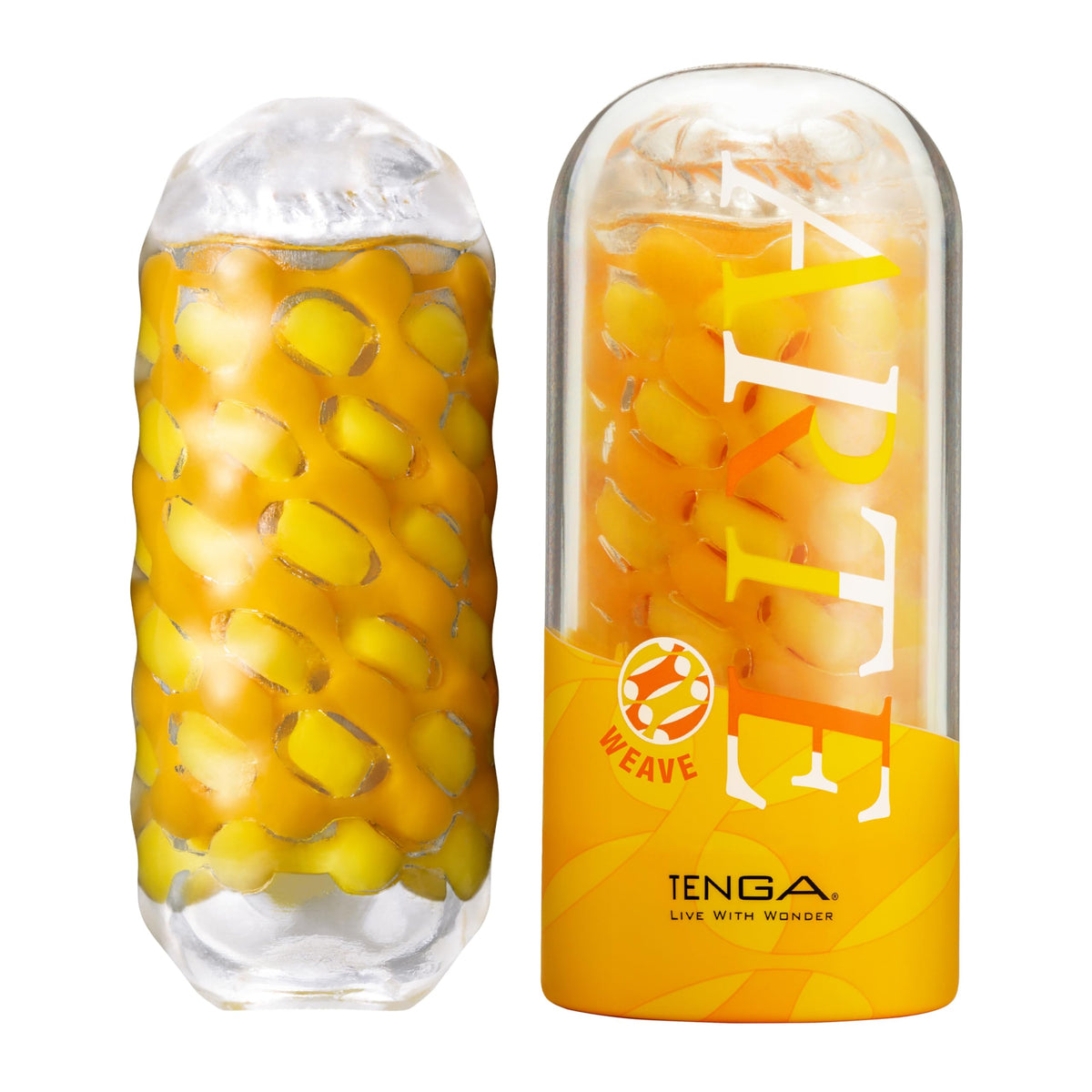 TENGA ARTE Weave - Reusable Male Masturbator with Soft, Springy Enveloping Sensations for Pleasurable Sensations