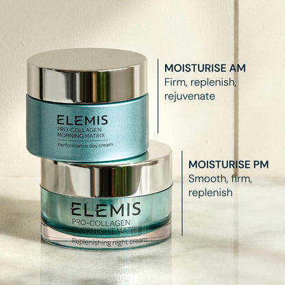 ELEMIS Pro-Collagen Overnight Matrix 50ml, Anti-Aging Night Cream To Firm, Smooth & Replenish Skin