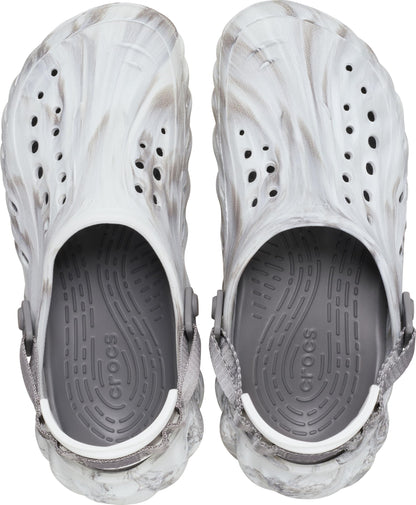 Crocs Unisex-Adult Echo Clogs, Moonlight/Multi, 9 Women/7 Men