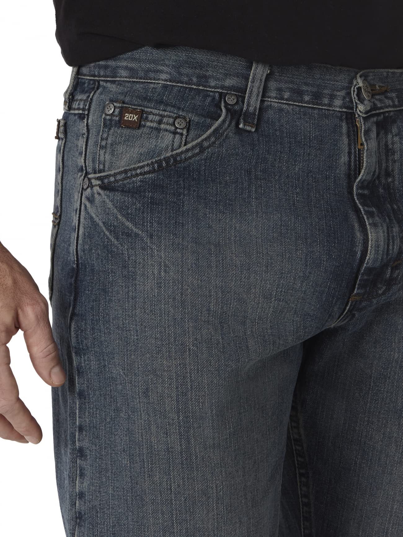 Wrangler 20X Extreme Relaxed Fit Jean, Vintage Midnight, 42W x 32L