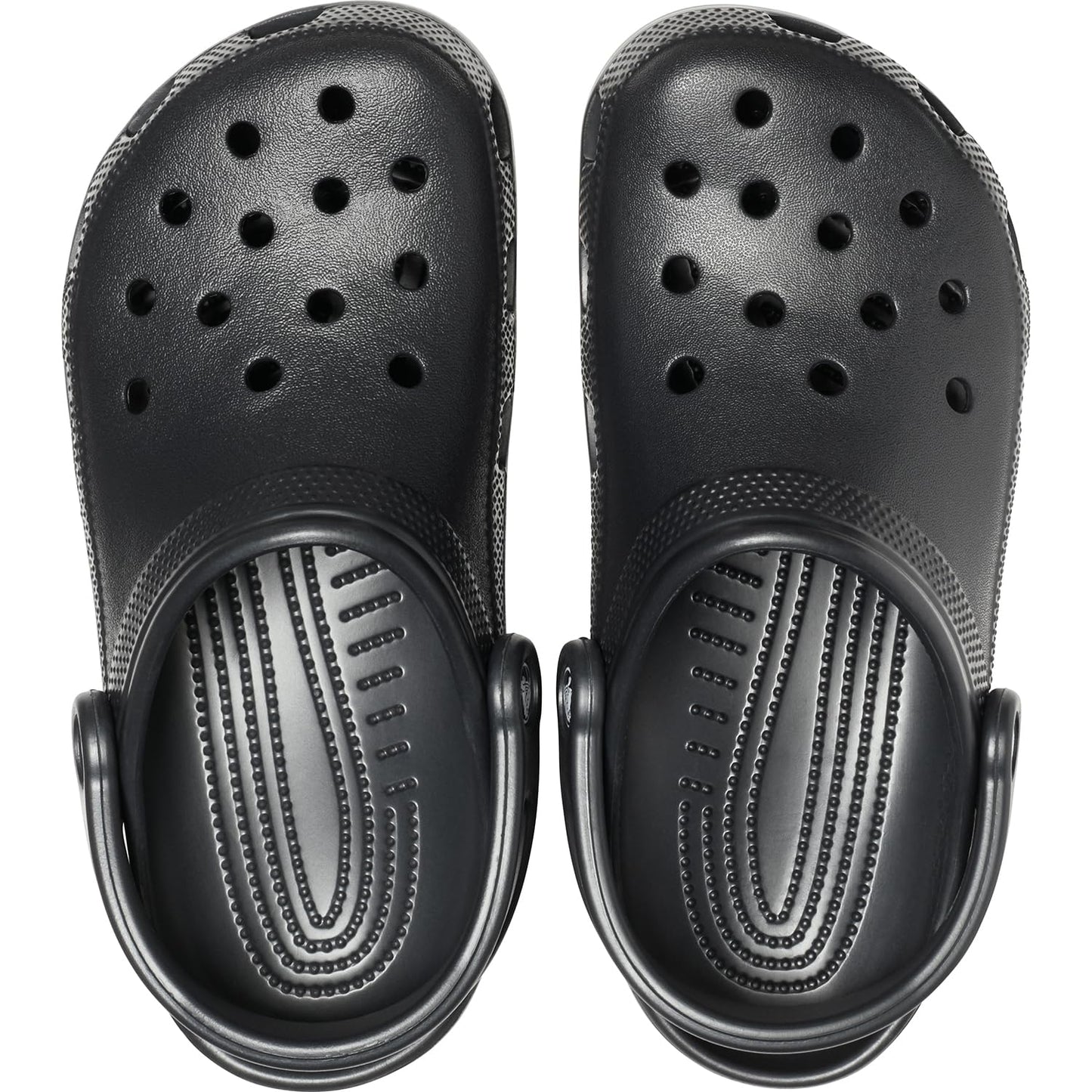 Crocs Unisex-Adult Classic Clogs, Black, 9 Women/7 Men